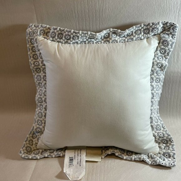 Piper & Wright Ansonia Indigo 16” Pillow NWT - Picture 3 of 4